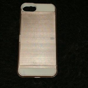 Gold And White Protective Iphone Case